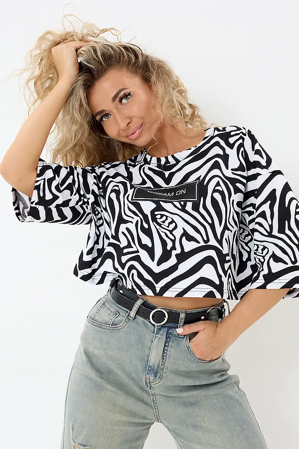 Топ Т1 НАТАЛИ, зебра - фото 2