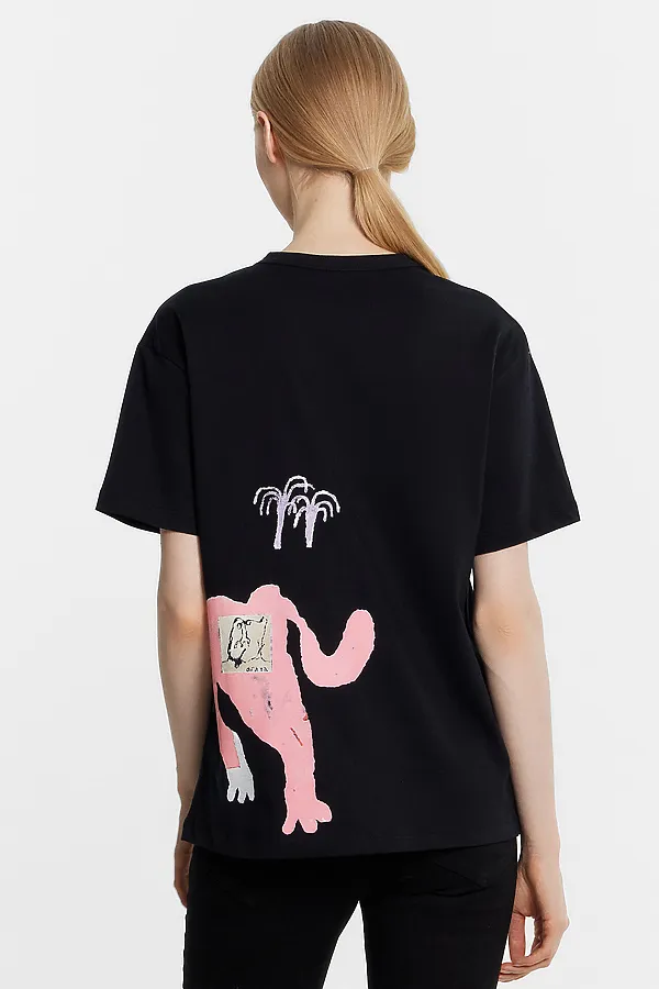 Футболка MARK FORMELLE, черный +печать1 - фото 2