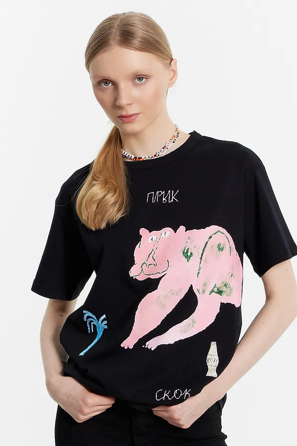 Футболка MARK FORMELLE, черный +печать1 - фото 2