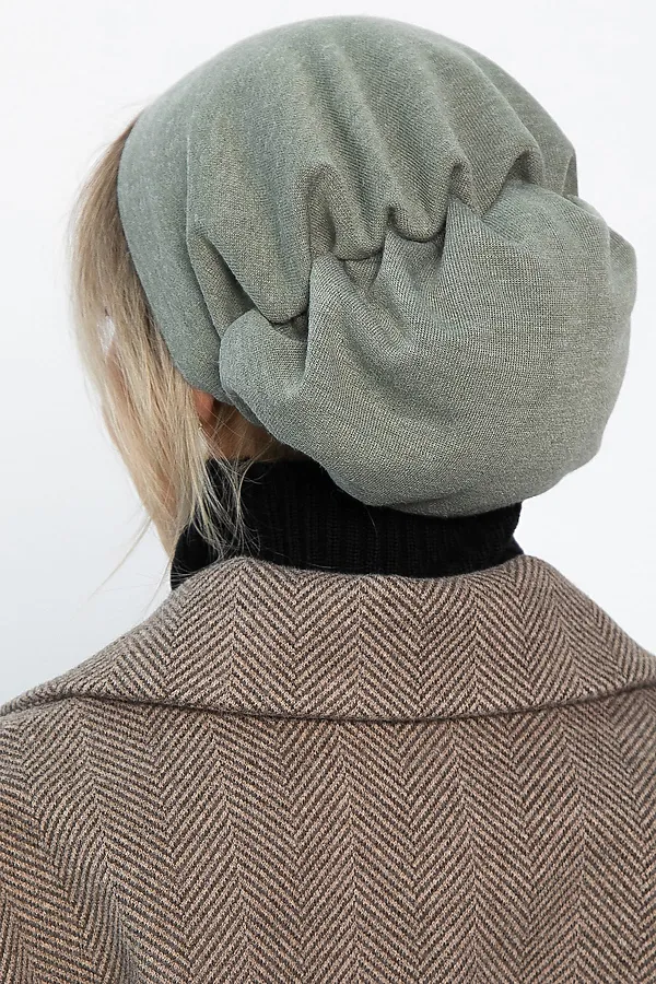 Чалма с резинкой LADY TAIGA, хаки - фото 2