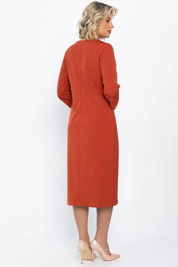 Платье LADY TAIGA, оранжевое - фото 2