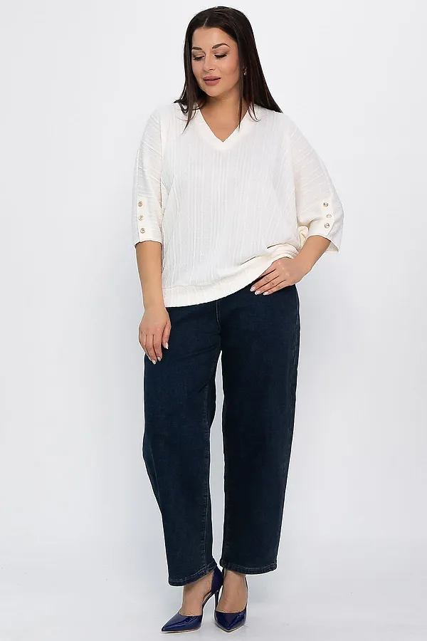 Блуза LADY TAIGA, молочная - фото 2