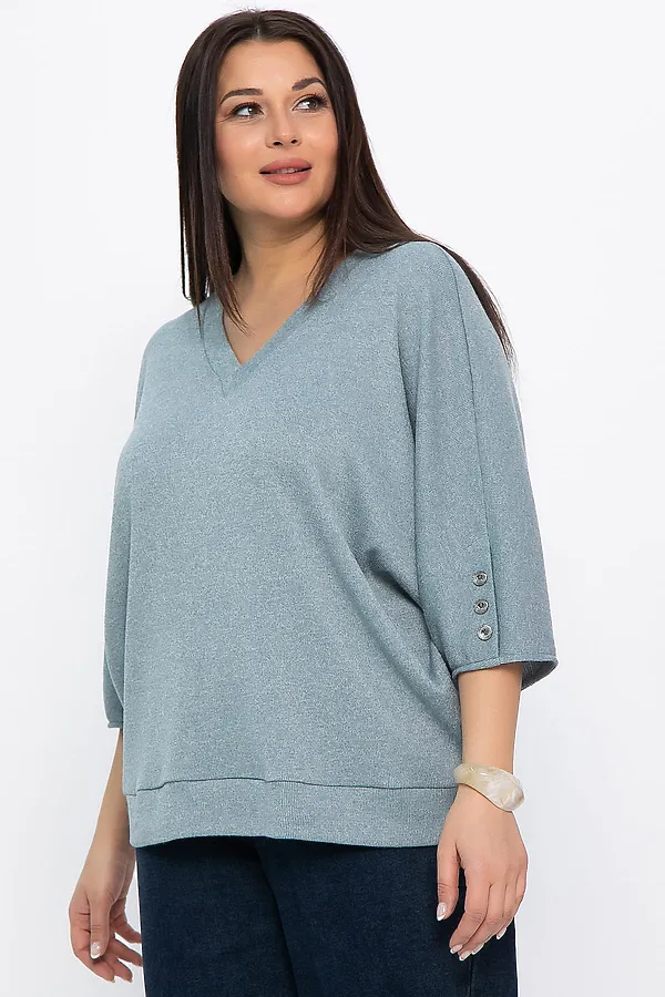 Блуза LADY TAIGA, ментоловая - фото 2