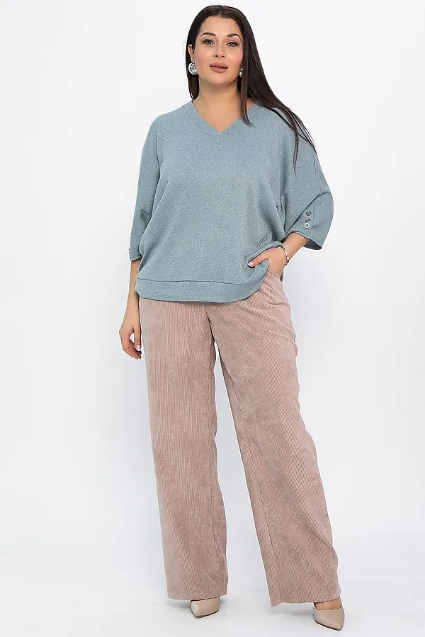 Блуза LADY TAIGA, ментоловая - фото 2