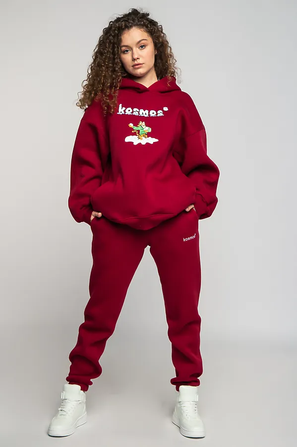 Брюки KOSMOS, бордо - фото 2