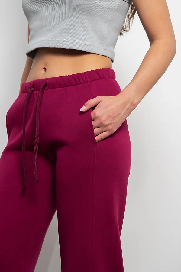 Брюки KOSMOS, бордо - фото 2