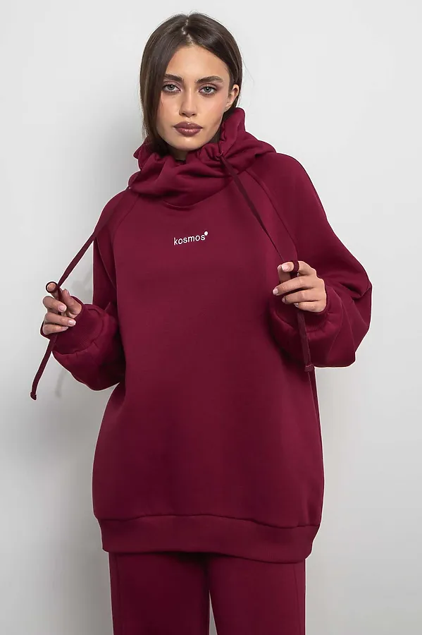 Худи KOSMOS, бордо - фото 2