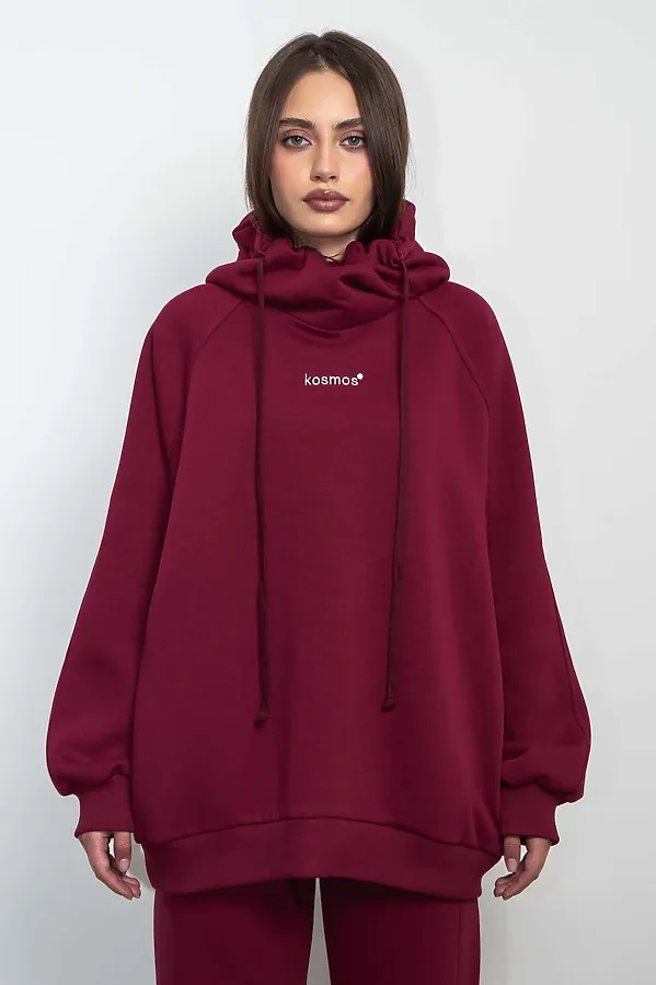 Худи KOSMOS, бордо - фото 2