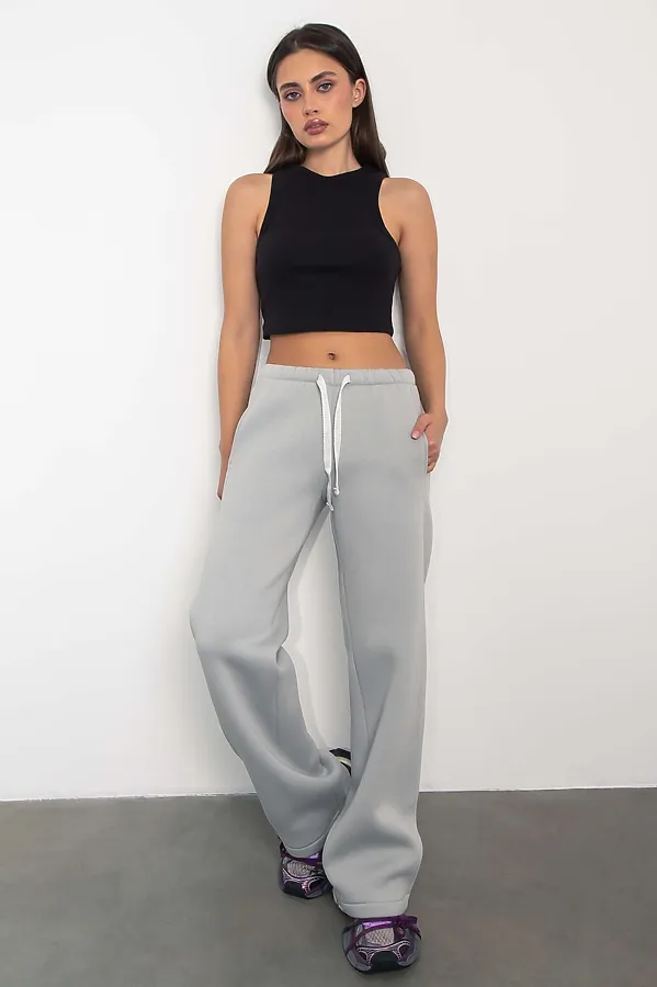 Брюки KOSMOS, светло серый - фото 2