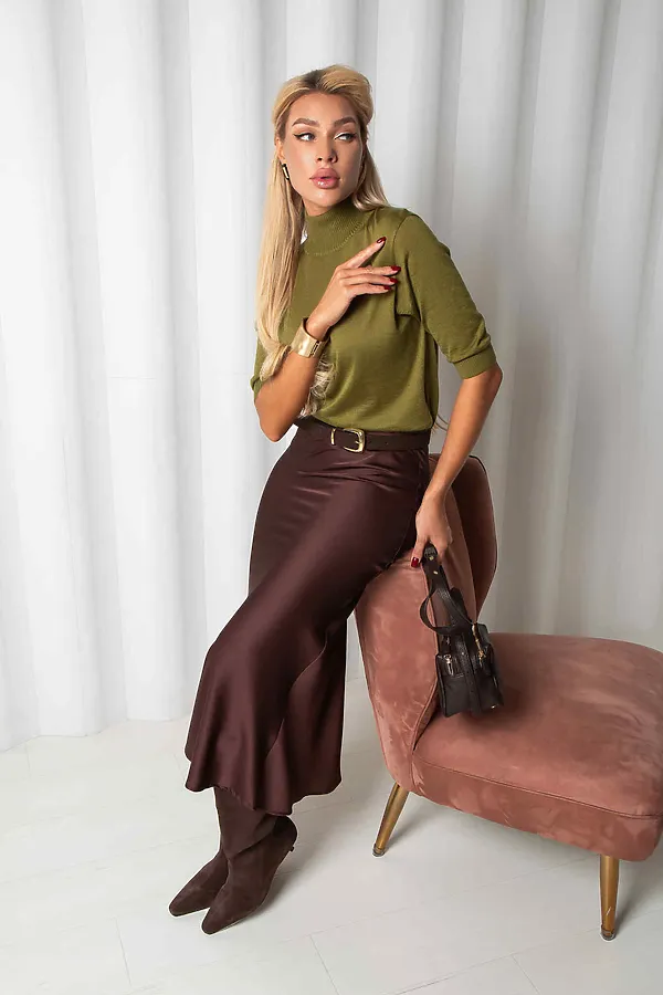 Юбка KOSMOS, горький шоколад - фото 2