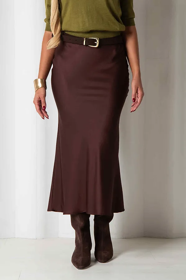 Юбка KOSMOS, горький шоколад - фото 2