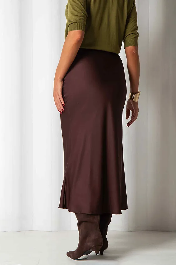 Юбка KOSMOS, горький шоколад - фото 2
