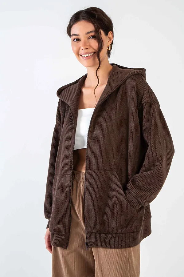 Толстовка KOSMOS, коричневый - фото 2