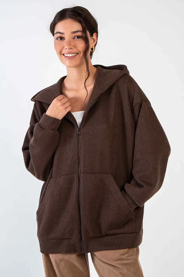 Толстовка KOSMOS, коричневый - фото 2