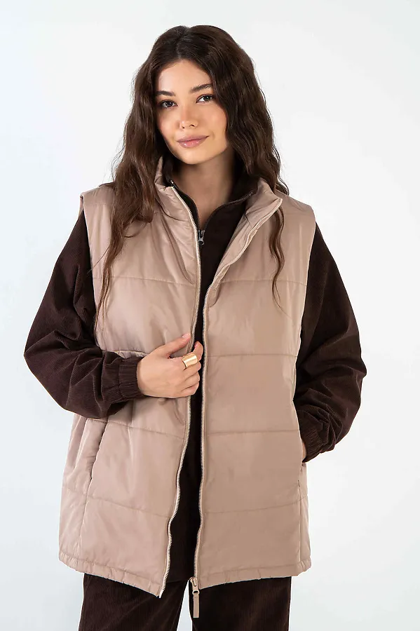 Жилет KOSMOS, бежевый - фото 2