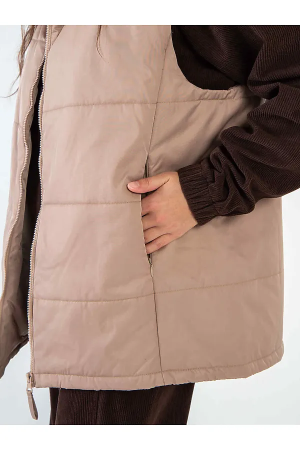 Жилет KOSMOS, бежевый - фото 2