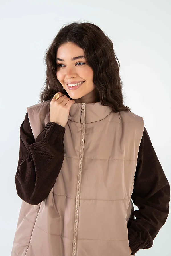 Жилет KOSMOS, бежевый - фото 2