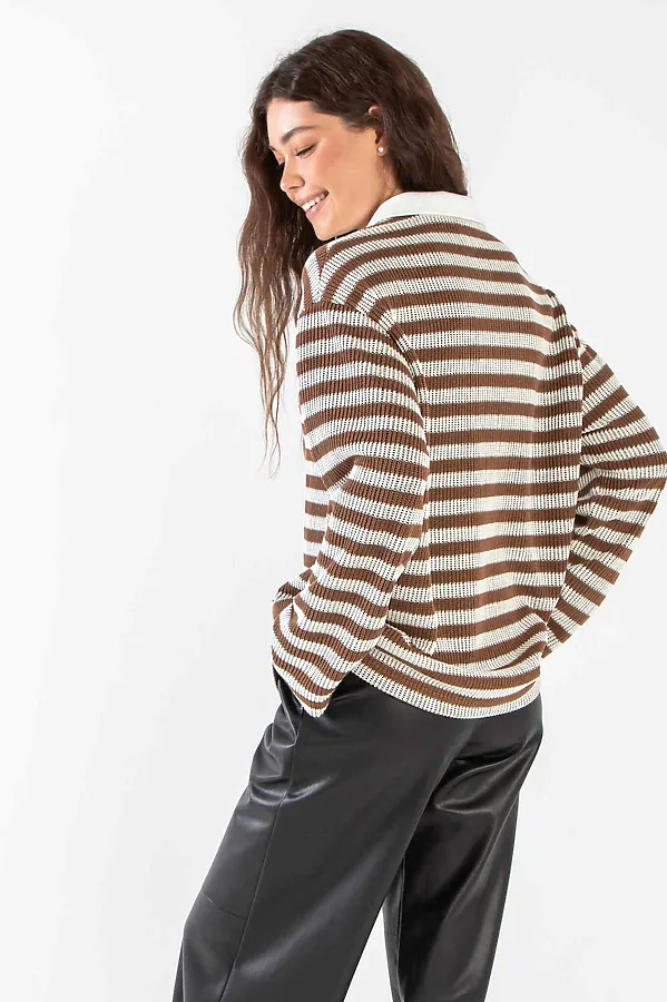 Поло KOSMOS, коричневый - фото 2