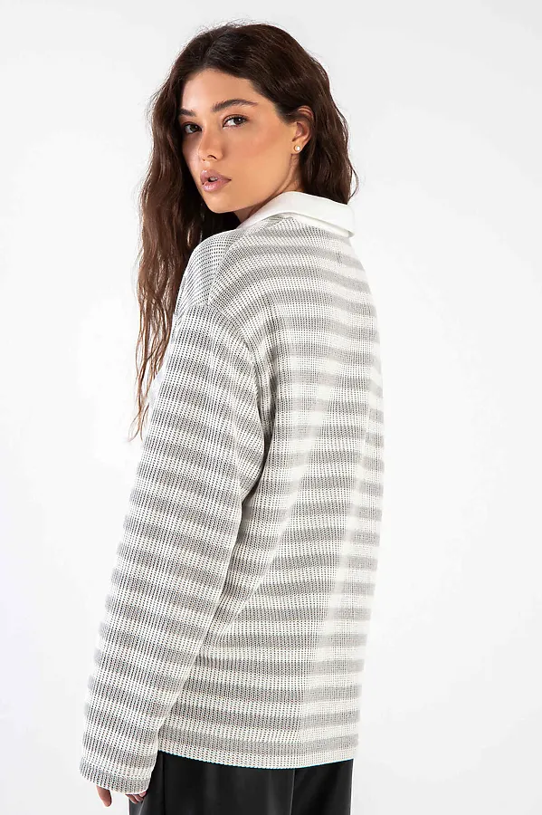 Поло KOSMOS, серый - фото 2