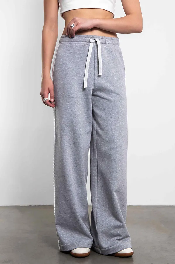 Брюки KOSMOS, серый меланж - фото 2