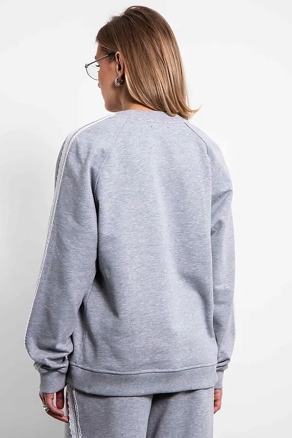 Cвитшот KOSMOS, серый меланж - фото 2