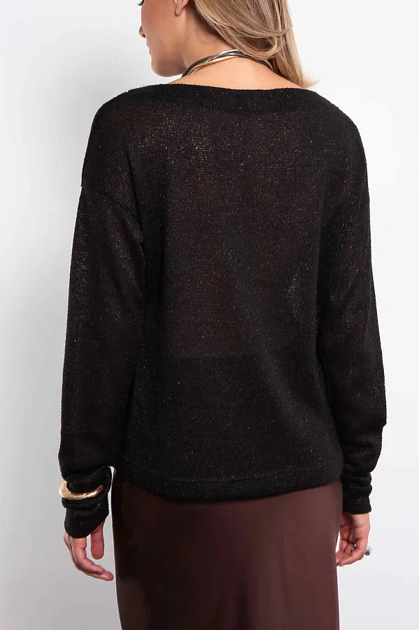 Джемпер KOSMOS, черный - фото 2