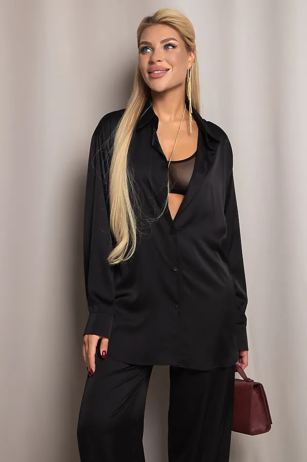 Рубашка KOSMOS, черный - фото 2