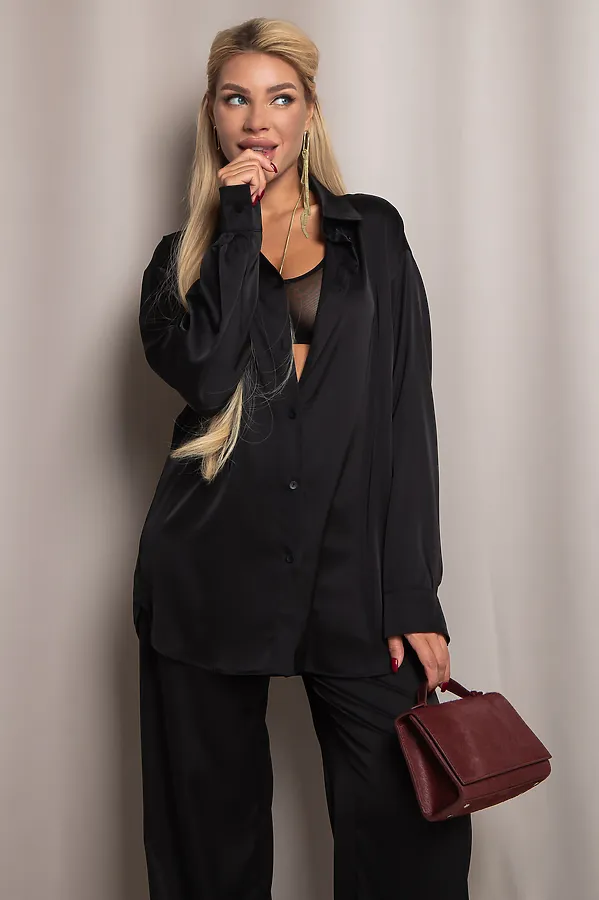 Рубашка KOSMOS, черный - фото 2