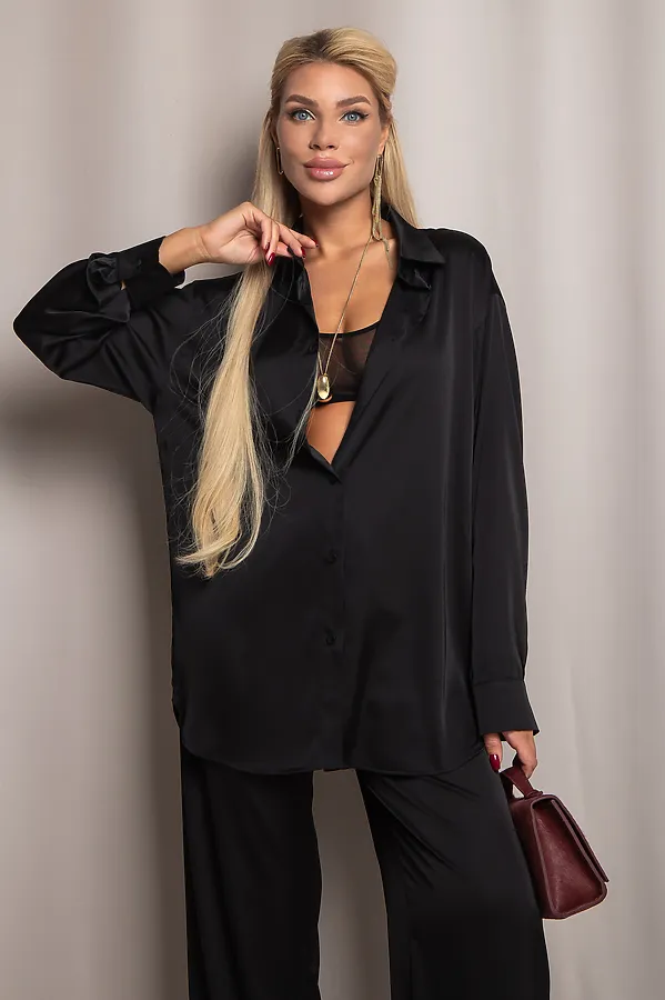 Рубашка KOSMOS, черный - фото 2