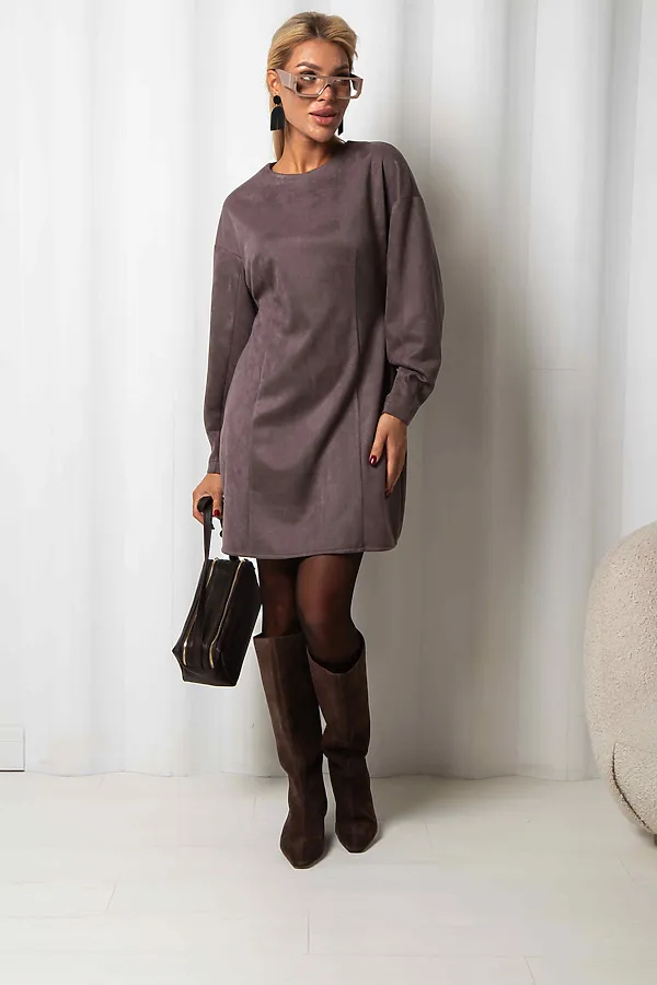 Платье KOSMOS, серо-коричневый - фото 2