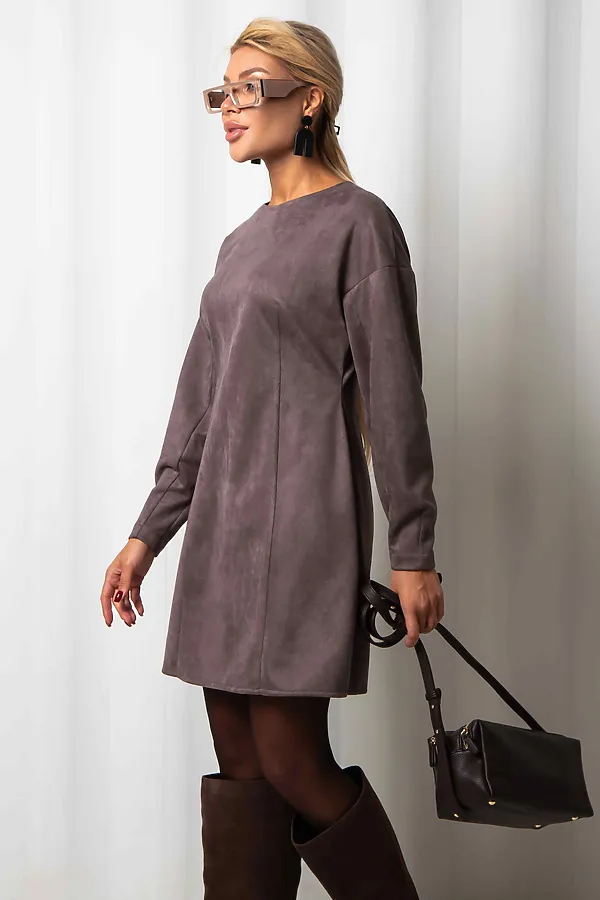 Платье KOSMOS, серо-коричневый - фото 2