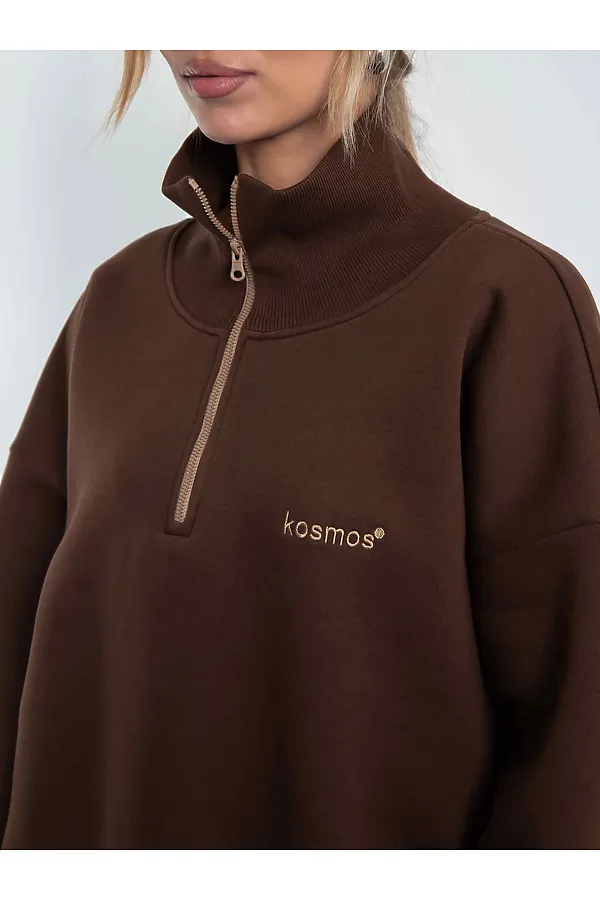 Свитшот KOSMOS, коричневый - фото 2