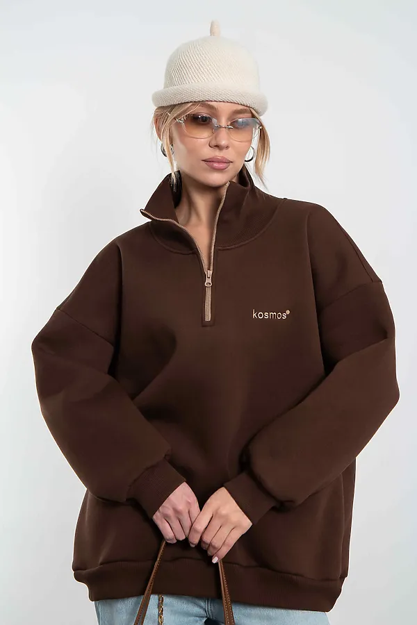 Свитшот KOSMOS, коричневый - фото 2