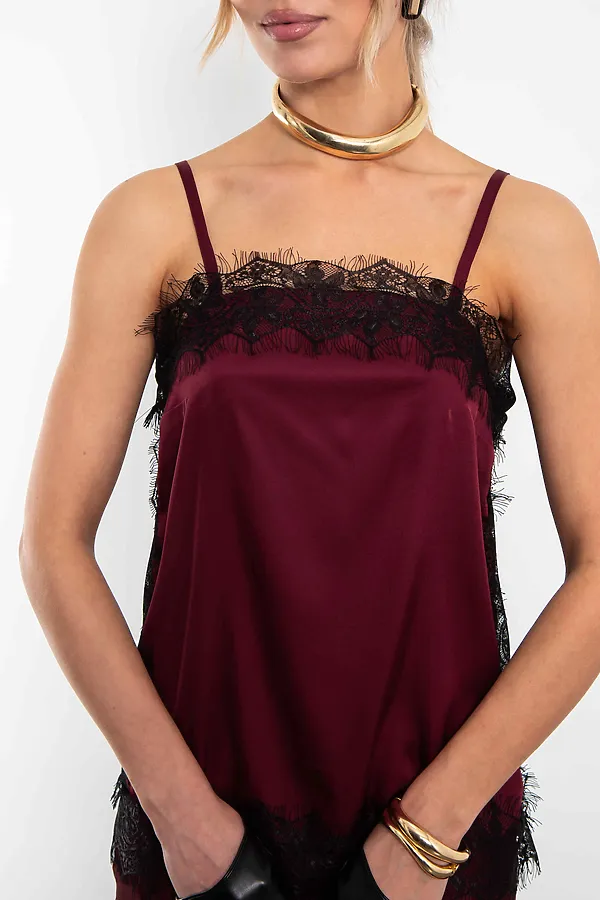 Топ KOSMOS, бордо - фото 2