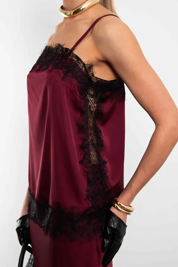 Топ KOSMOS, бордо - фото 2