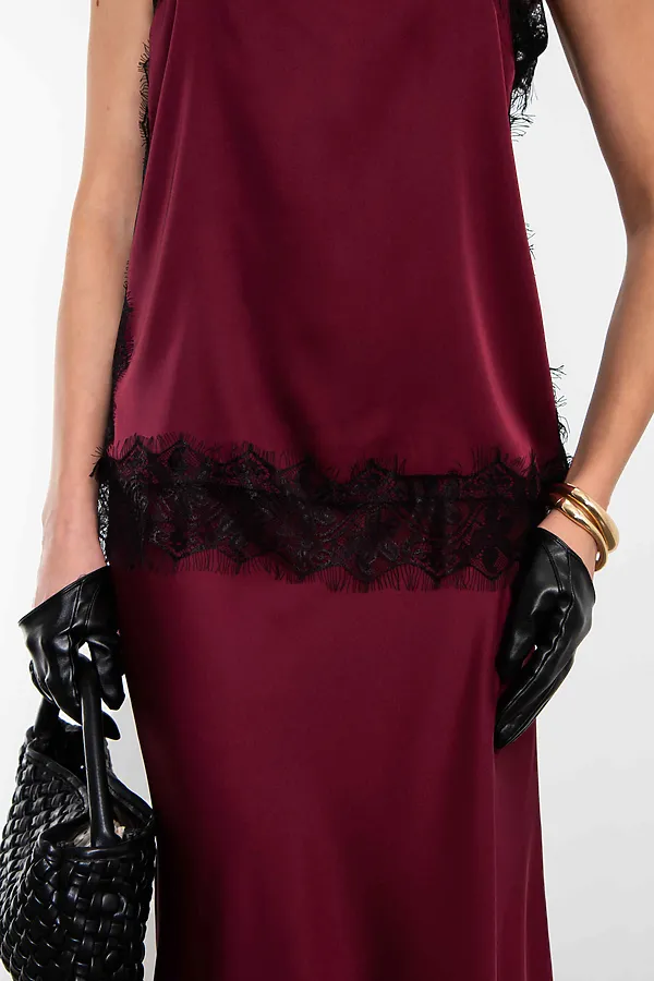 Топ KOSMOS, бордо - фото 2