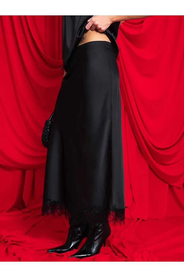 Юбка Шантилье KOSMOS, черный - фото 2