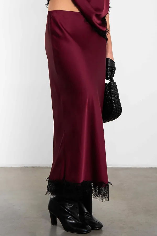Юбка KOSMOS, бордо - фото 2