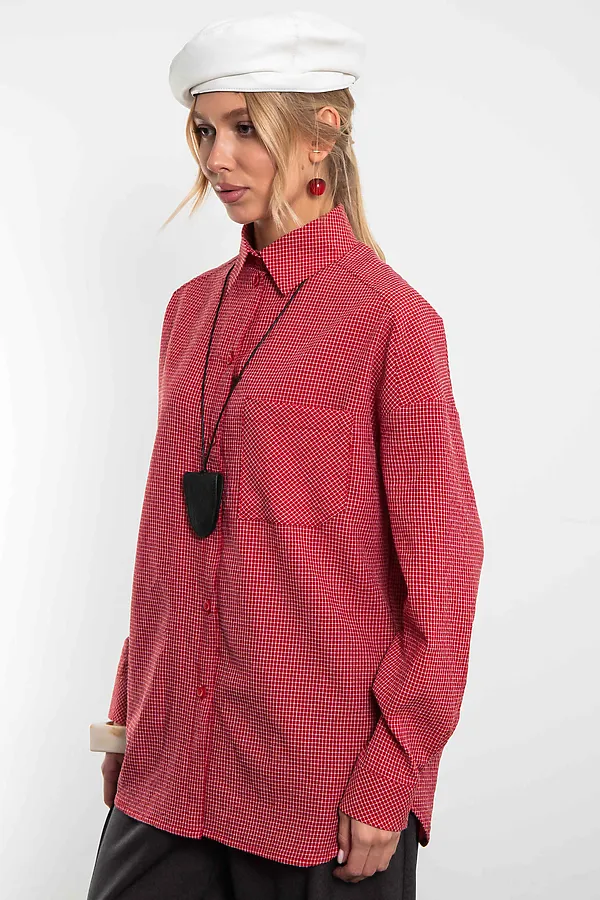 Рубашка KOSMOS, красный - фото 2