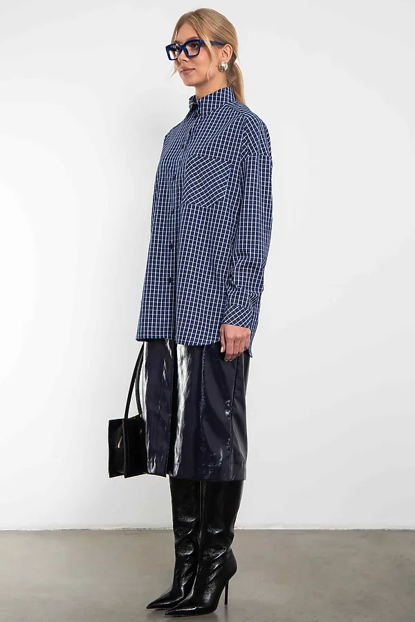 Рубашка KOSMOS, синий - фото 2