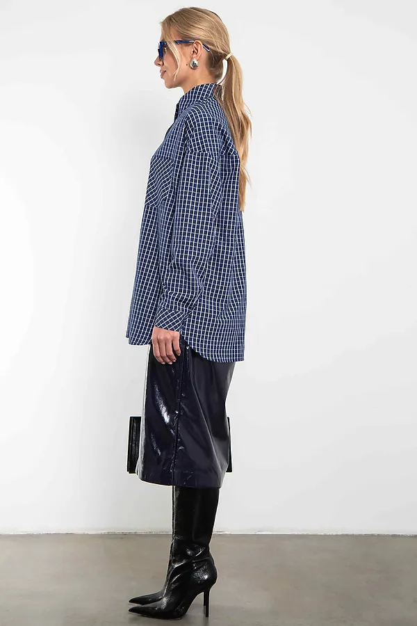 Рубашка KOSMOS, синий - фото 2