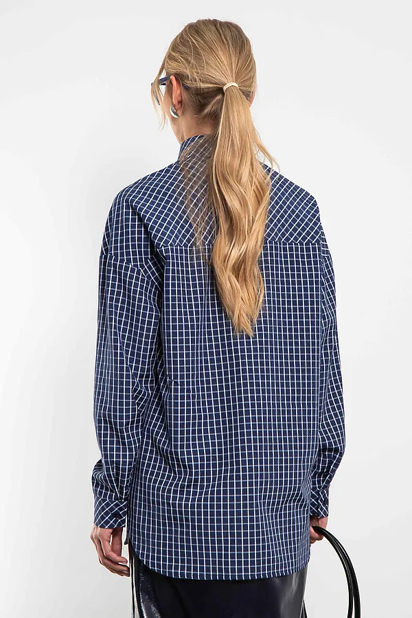 Рубашка KOSMOS, синий - фото 2