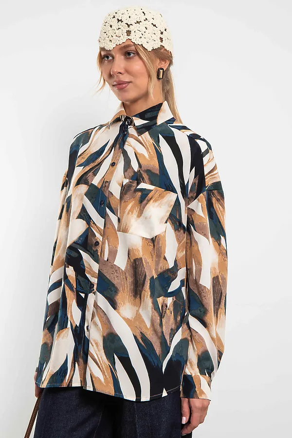 Рубашка KOSMOS, разноцветный - фото 2