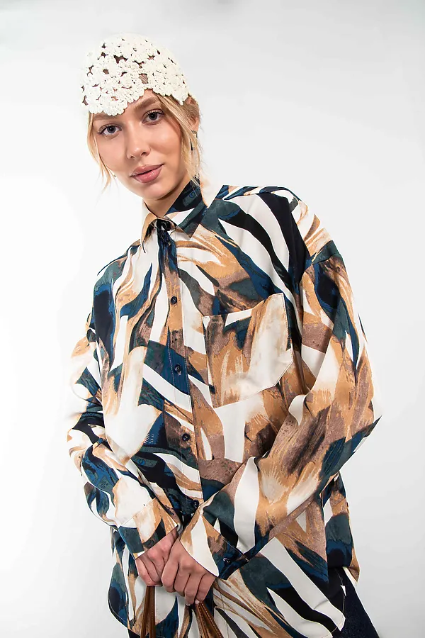 Рубашка KOSMOS, разноцветный - фото 2