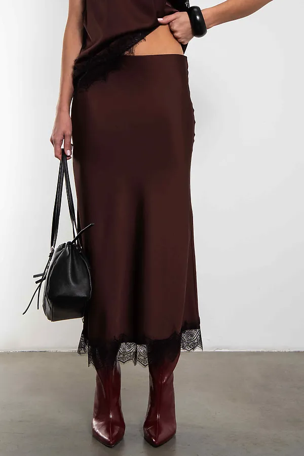 Юбка KOSMOS, горький шоколад - фото 2