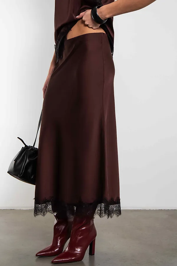 Юбка KOSMOS, горький шоколад - фото 2