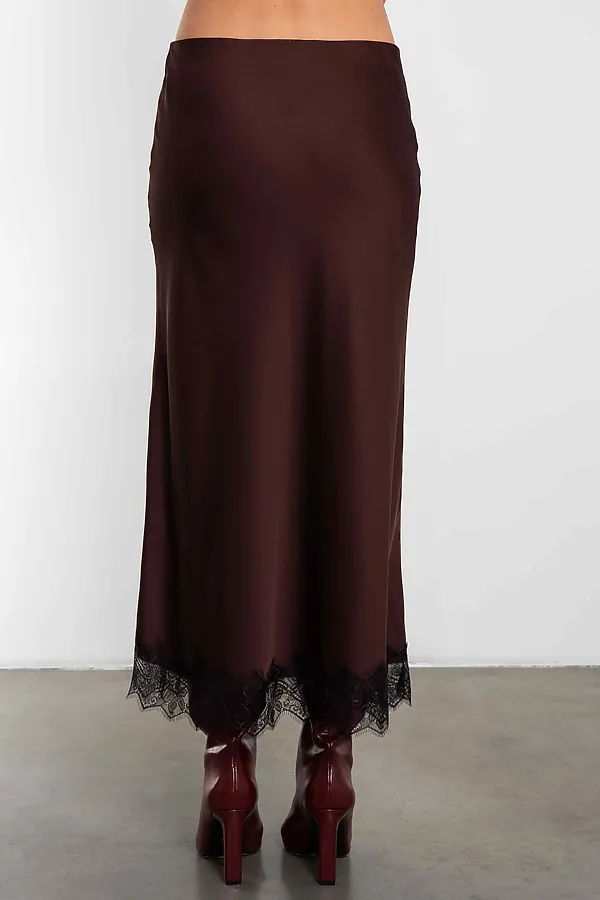 Юбка KOSMOS, горький шоколад - фото 2