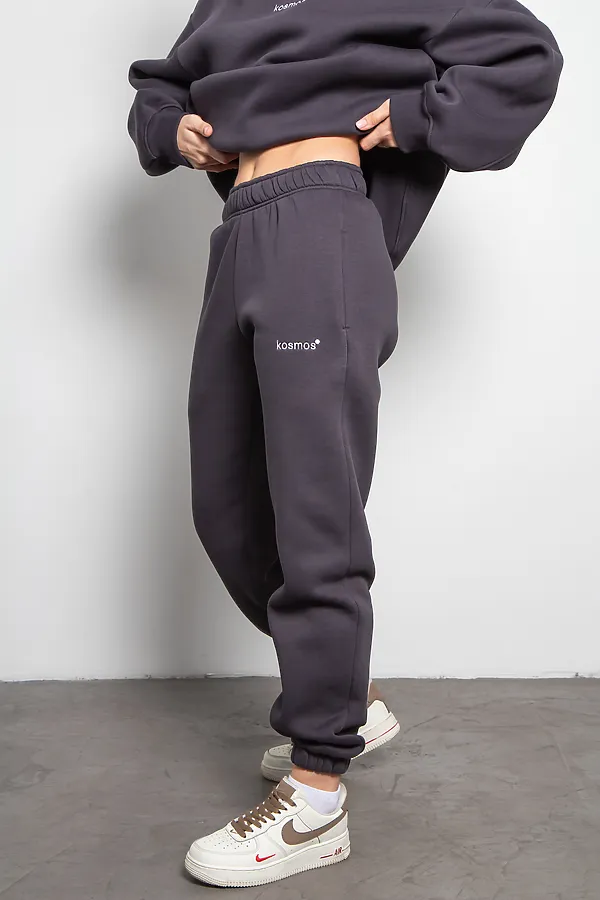 Брюки KOSMOS, темно серый - фото 2