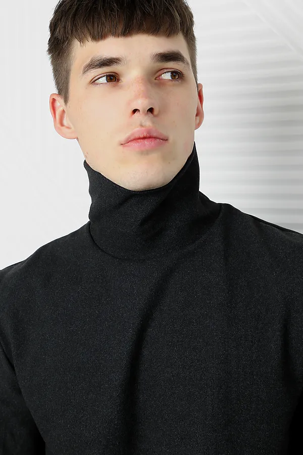 Водолазка кашемир НАТАЛИ, графит - фото 2