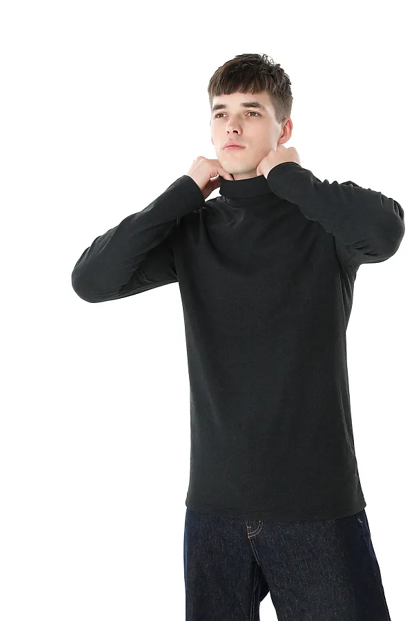 Водолазка кашемир НАТАЛИ, графит - фото 2